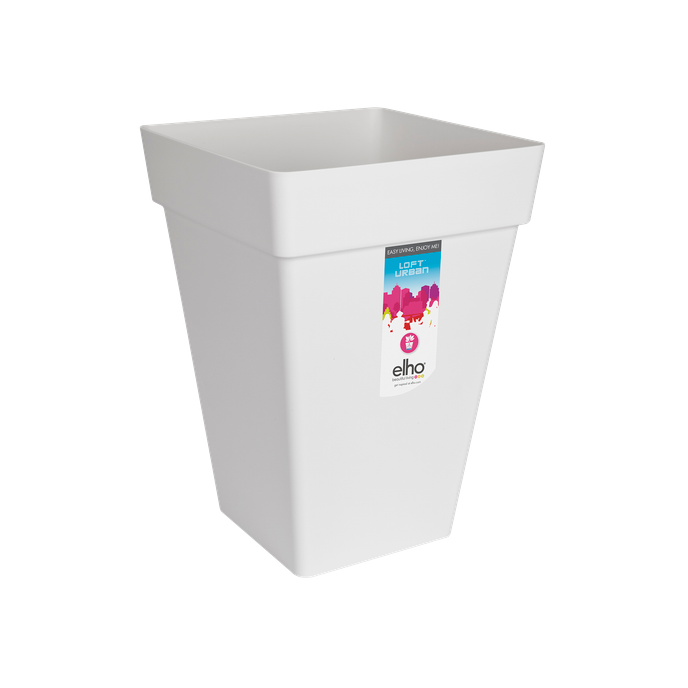 loft urban vierkant hoog 30cm wit